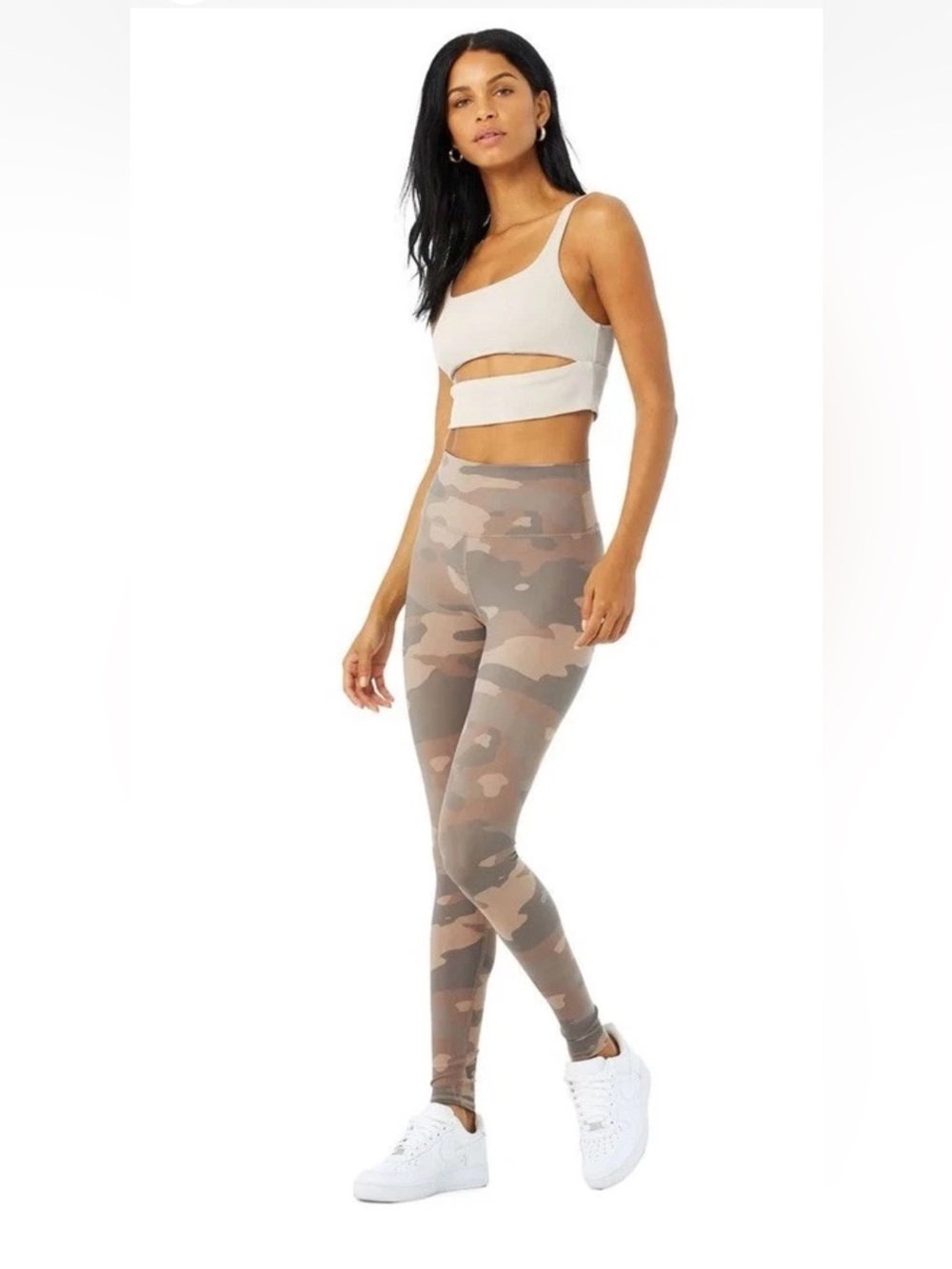 Like NEW! Alo Camo leggings, size xs